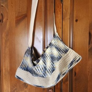 Homemade BOHO Crocheted purse. One of a kind. Homemade by me
